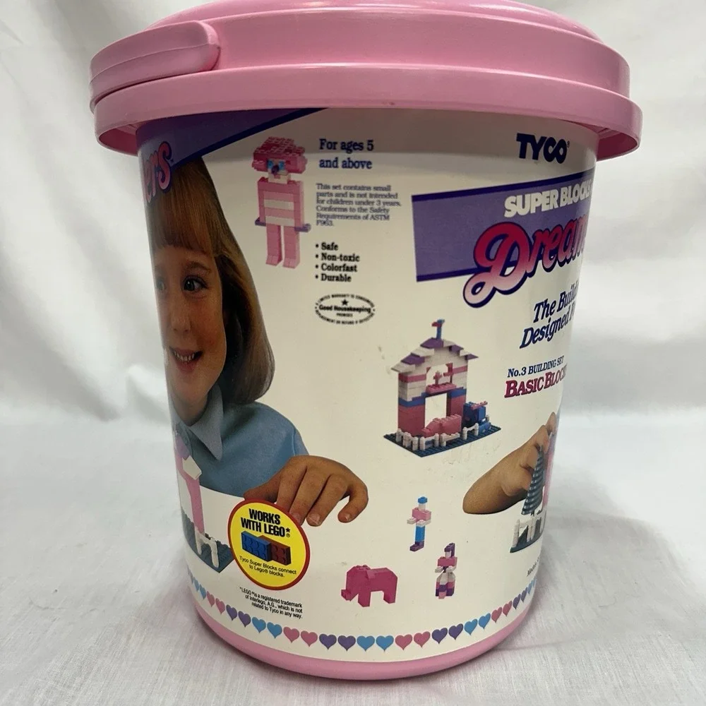1990 Tyco Super Blocks Dream Builders INCOMPLETE Set 5420 Girls Compatible w Leg